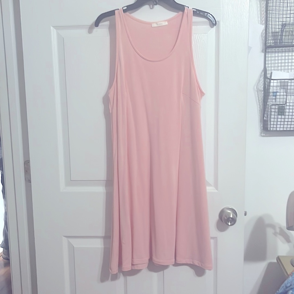 Baby Pink casual tank dress by Lush - L